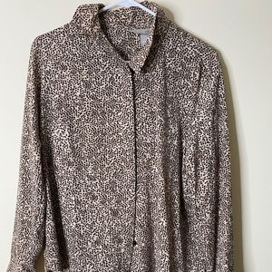 H&M Leopard Print Blouse